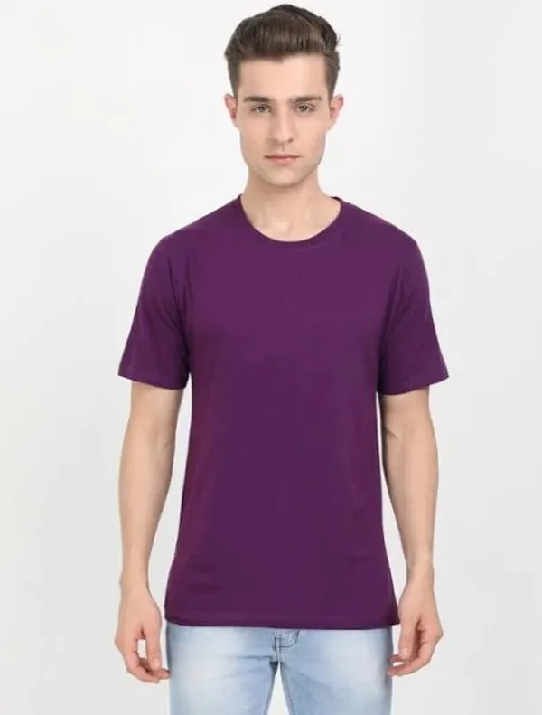 Purple_Twill_Fabric_Premium_T_Shirt_For_Men