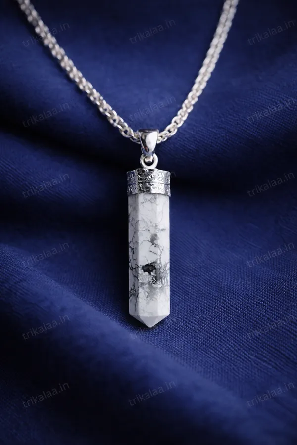 Howlite_Healing_Pendant_For_Peace_&_Emotional_Balance