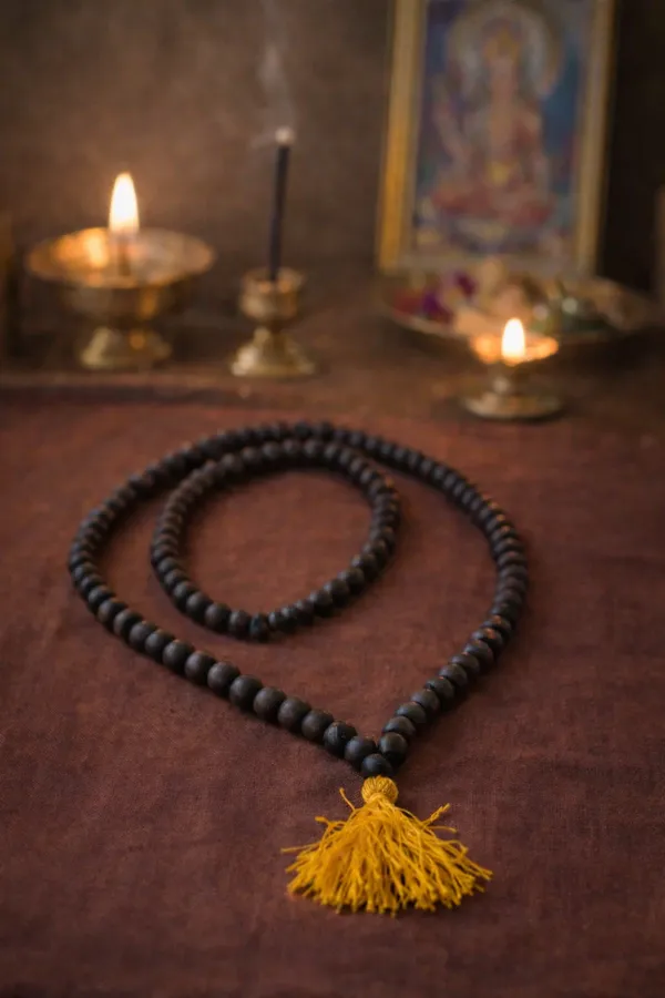 108_Plus_1_Karungali_Mala_–_Natural_Ebony_Wood_Beads