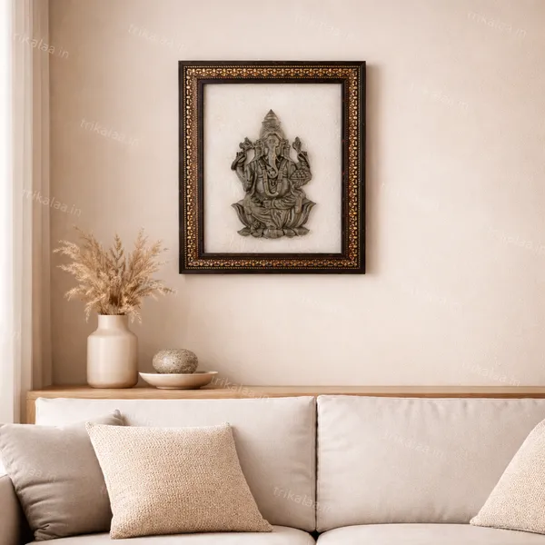 Pyrite_Ganesh_Ji_On_Selenite_Crystal_Frame_–_Abundance,_Protection_&_Divine_Prosperity_Energizer