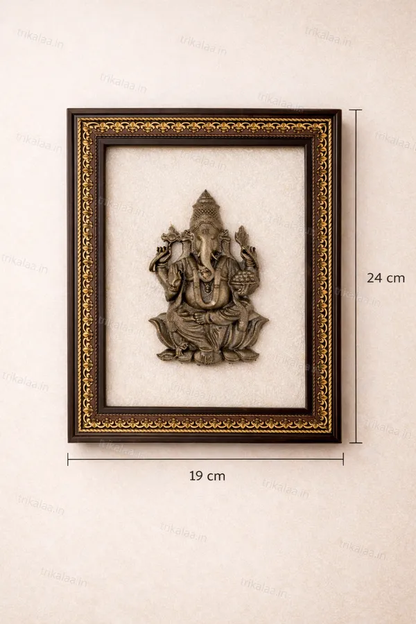 Pyrite_Ganesh_Ji_On_Selenite_Crystal_Frame_–_Abundance,_Protection_&_Divine_Prosperity_Energizer