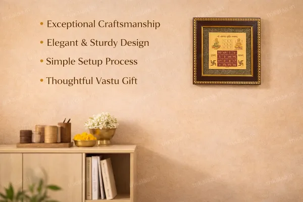 Vyapar_Vriddhi_Wealth_Power_Combo_–_Vyapar_Vriddhi_Yantra_On_Raw_Pyrite_Frame_With_Citrine_Pyramid
