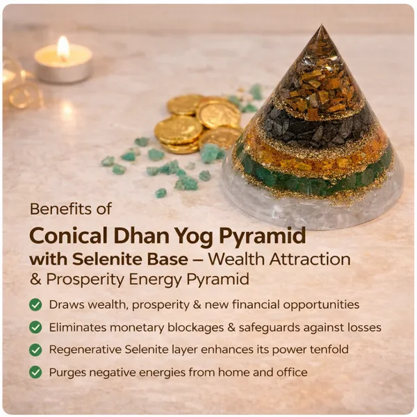 Conical_Dhan_Yog_Pyramid_With_Selenite_Base_–_Wealth_Attraction_&_Prosperity_Energy_Pyramid