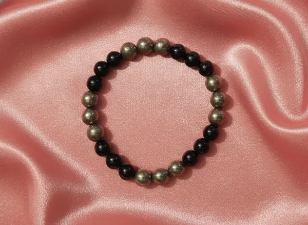 Richie_Rich_Bracelet_–_Pyrite_&_Black_Obsidian_Money_&_Protection_Band