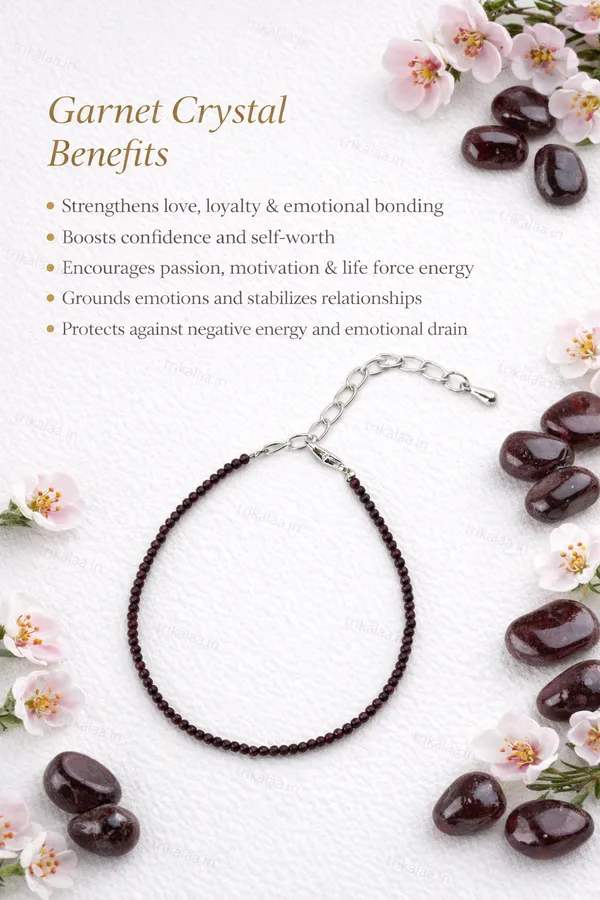 Love_Attraction_&_Emotional_Strength_Crystals_Combo_–_Rose_Quartz_Bracelet_&_Garnet_Anklet