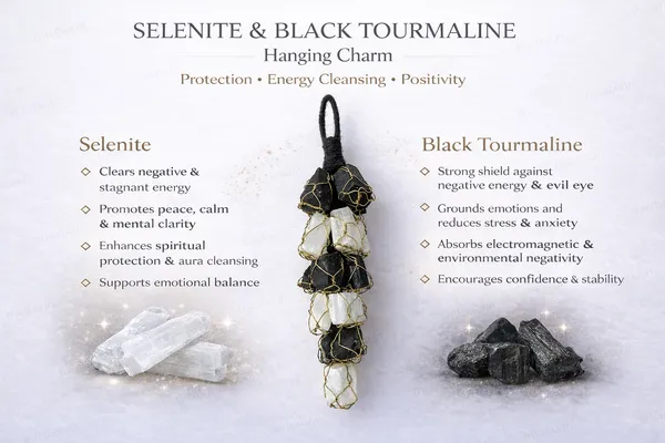 Selenite_&_Black_Tourmaline_Hanging_Charm_For_Protection,_Energy_Cleansing_&_Positivity