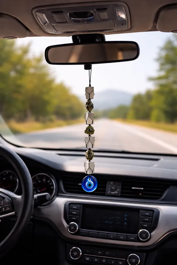 Raw_Pyrite_Stone_&_Selenite_With_Evil_Eye_Hanging_Charm_For_Wealth_Protection_&_Energy_Cleansing