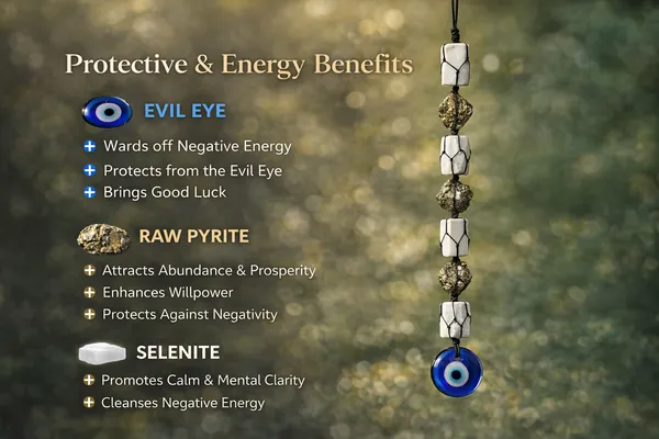 Raw_Pyrite_Stone_&_Selenite_With_Evil_Eye_Hanging_Charm_For_Wealth_Protection_&_Energy_Cleansing