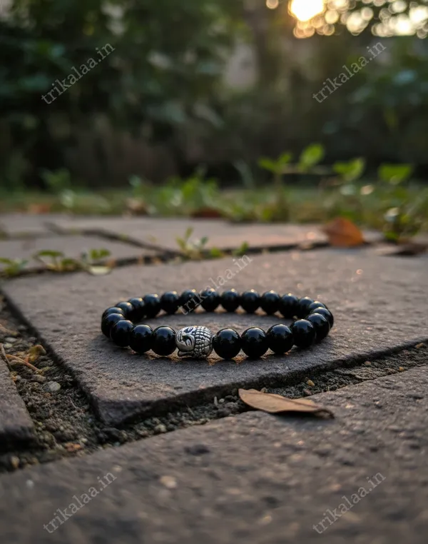 Black_Onyx_Bracelet_With_Buddha_Charm_–_Stone_Of_Protection,_Strength_&_Inner_Peace