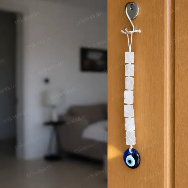 Selenite_Evil_Eye_Protection_Hanging_Charm