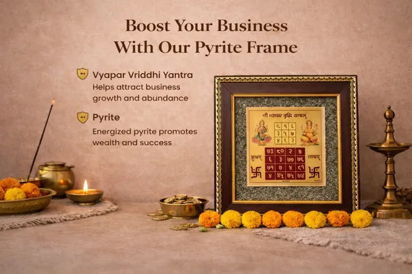 Vyapar_Vriddhi_Yantra_On_Raw_Pyrite_Frame_–_Prosperity_&_Business_Growth_Vastu_Remedy