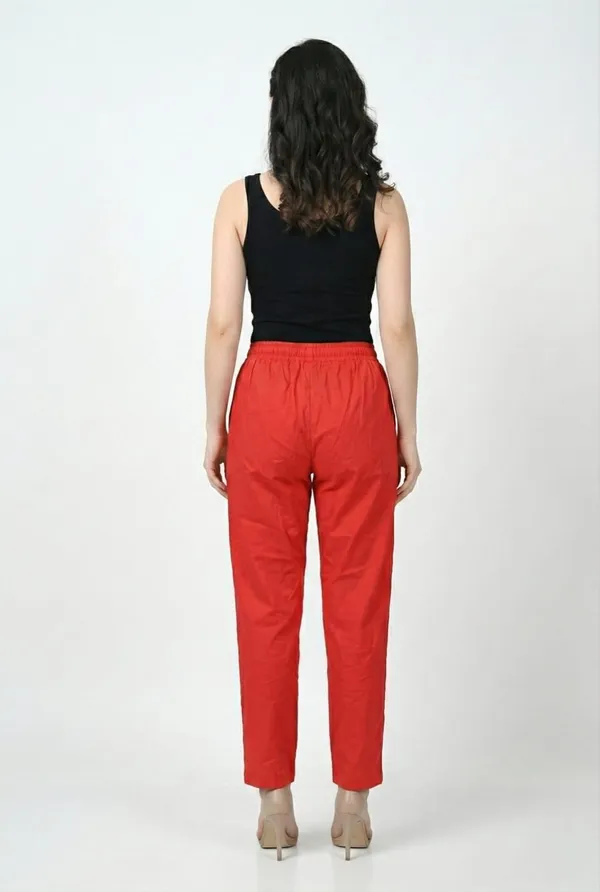 Red_Rayon_Premium_Straight_Fit_Pants_For_Women