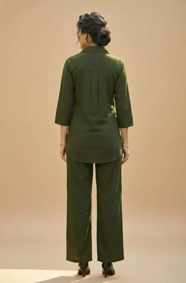 Olive_Green_Premium_Vatican_Printed_Co-Ord_Set_For_Women