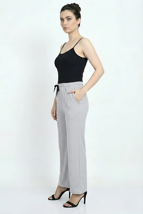 Grey_Viscose_Premium_Imported_Knitted_Palazzo_Pants_For_Women