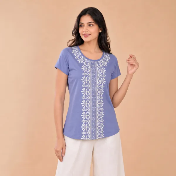 Lavender_Embroidered_Print_Cotton_T-Shirt