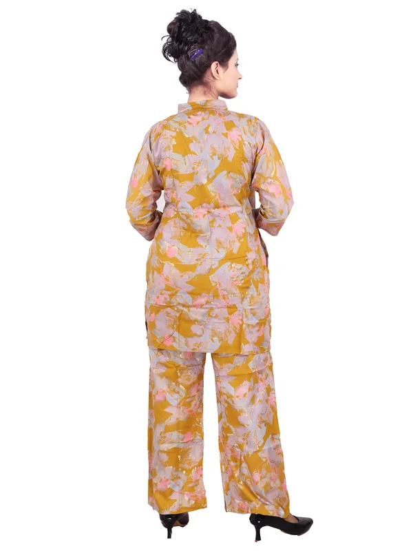 Yellow_Premium_Vatican_Printed_Co-Ord_Set_For_Women