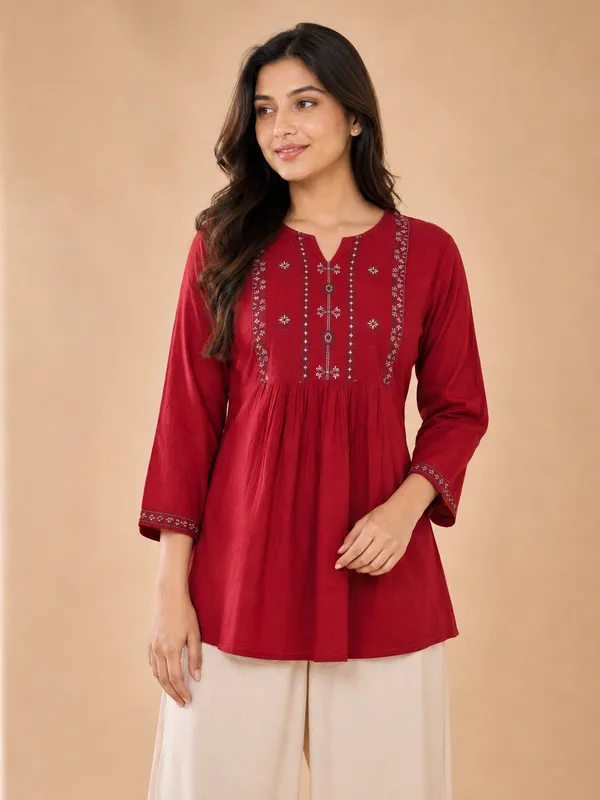 Women's_Embroidered_Rayon_Tunic_Top_|_Relaxed_Fit