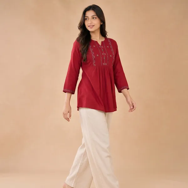 Women's_Embroidered_Rayon_Tunic_Top_|_Relaxed_Fit