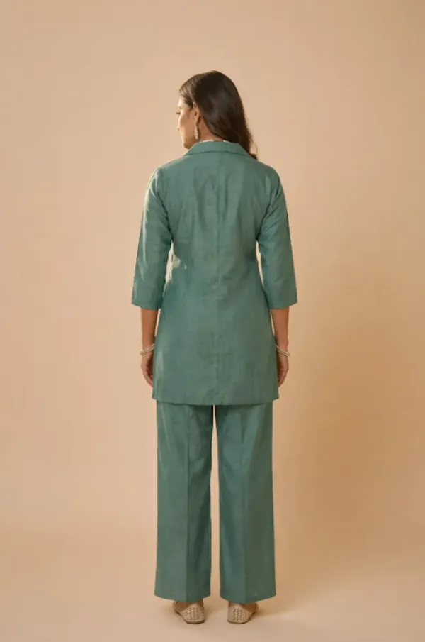 Teal_Green_Premium_Vatican_Solid_Co-Ord_Set_For_Women