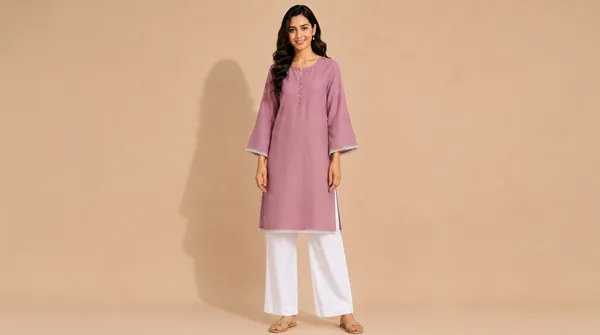 Women's_Elegant_Pink_Kurta_Pant_Set