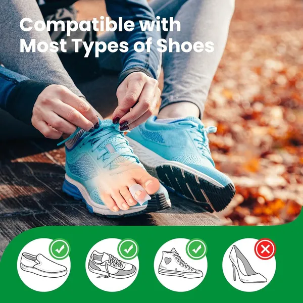 White_Toe_Separator_For_Feet_Toe_Spacers_Correct_Toes_Yoga_Silicone_Hammer_Toe_Corrector_For_Women_&_Men_Correct_Toe_Straighteners_For_Overlapping_Toes