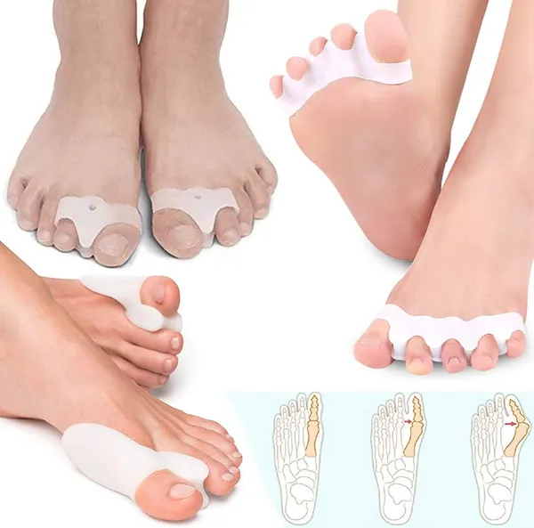 White_Silicone_Toe_Separator_For_Feet_Gel_Toe_Pads_Toe_Big_Toe_Corrector_Bunion_Toe_Straightener_Yoga_Toe_Stretcher_Hammer_Toe_Bunion