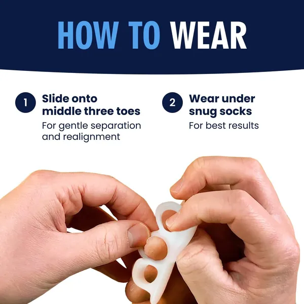 White_Bunion_Corrector_Silicone_Toe_Separators_For_Fast_Pain_Relief_Orthopedic_Bunion_Spacers_Spreader_Combo_of_6