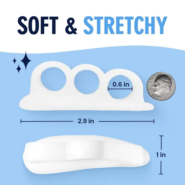 White_Bunion_Corrector_Silicone_Toe_Separators_For_Fast_Pain_Relief_Orthopedic_Bunion_Spacers_Spreader_Combo_of_6