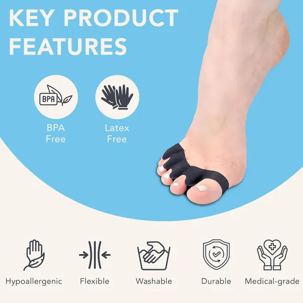 Black_Bunion_Corrector_Silicone_Toe_Separators_For_Fast_Pain_Relief_Orthopedic_Bunion_Spacers_Spreader