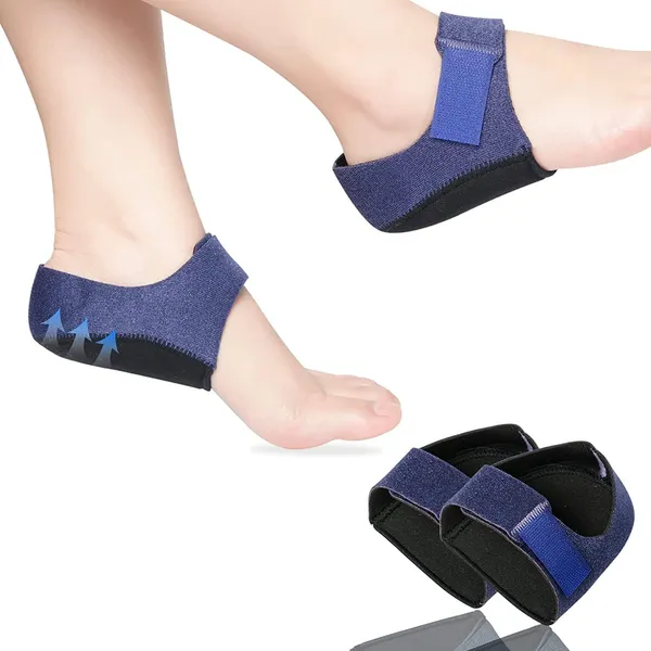 Blue_2_Pieces_Plantar_Fasciitis_Heel_Protectors_And_Gel_Heel_Cups_Premium_Heel_Pads_For_Women_And_Men