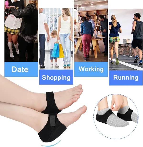 Black__2_Pieces_Plantar_Fasciitis_Heel_Protectors_And_Gel_Heel_Cups_Premium_Heel_Pads_For_Women_And_Men