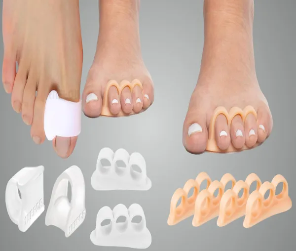 White_Bunion_Corrector_Silicone_Toe_Separators_For_Fast_Pain_Relief_Orthopedic_Bunion_Spacers_Spreader_Combo_of_6