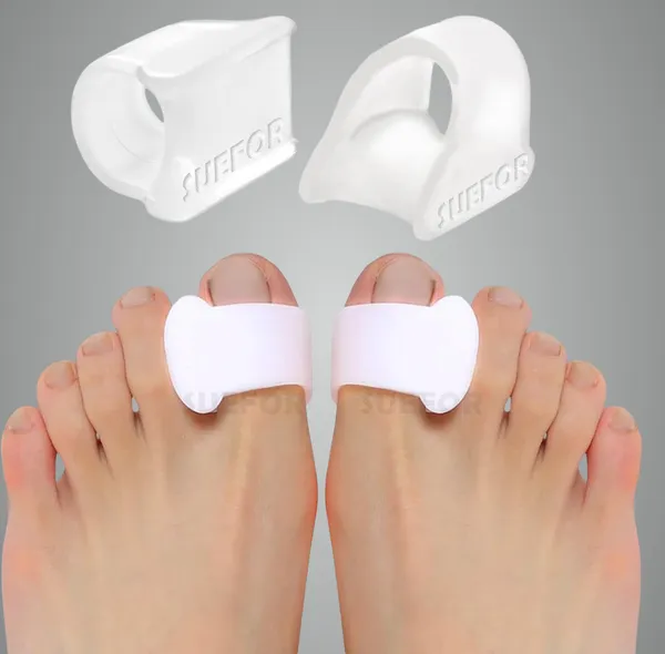 White_Toe_Separator_For_Feet_Toe_Spacers_Correct_Toes_Yoga_Silicone_Hammer_Toe_Corrector_For_Women_&_Men_Correct_Toe_Straighteners_For_Overlapping_Toes