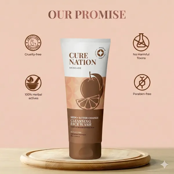 Brown_And_White_Cleansing_Face_Wash_With_Neem_And_Bitter_Orange_And_Silksplash