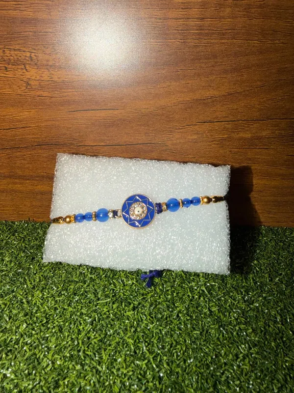 Blue_stone_eye_design_Rakhi