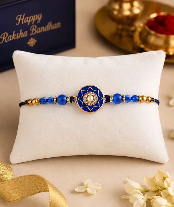 Blue_stone_eye_design_Rakhi
