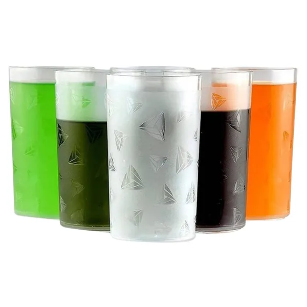 Set_Of_9_Transparent_Daimond_Cut_Serving_Glass
