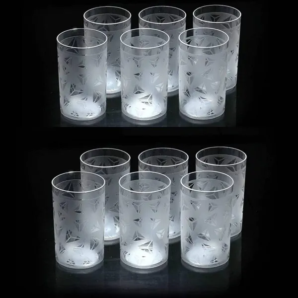 Set_Of_9_Transparent_Daimond_Cut_Serving_Glass