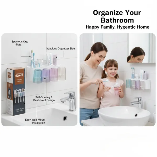Multicolor_Toothbrush_Holder_With_Cup_And_Organizer