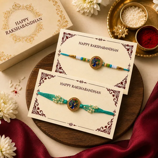 Peacock_design_Bhaiya_Bhabhi_Rakhi_Combo