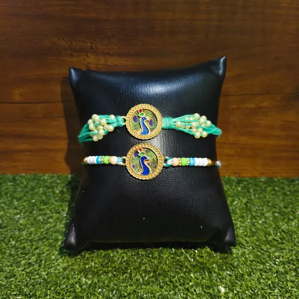 Peacock_design_Bhaiya_Bhabhi_Rakhi_Combo