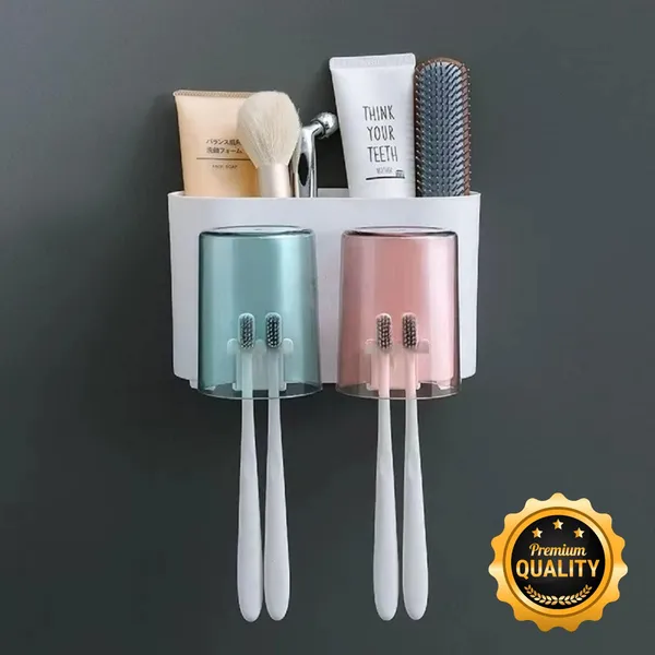 Self_Adhesive_2-Cup_Toothbrush_Holder_Set_-_Wall_Mounted