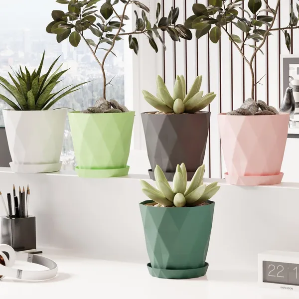 Set_Of_5_Multicolor_Daimond_Flower_Pot