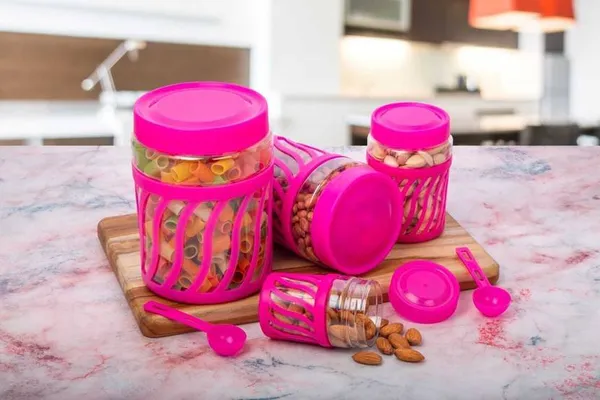 Pink_Plastic_Grocery_Container_24_Piece_Set
