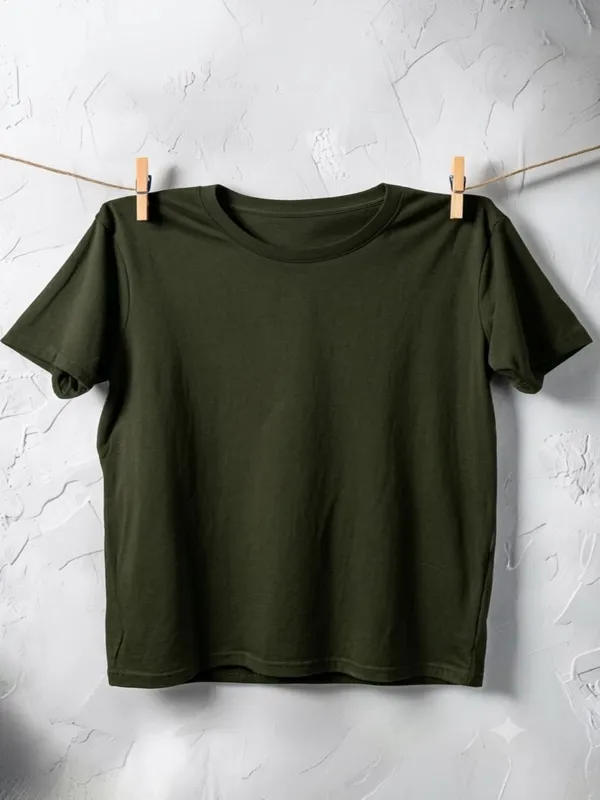 Men's_Cotton_T-shirt,_Green