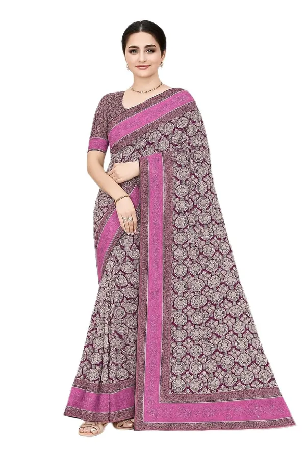 Multicolour_Premium_Cotton_Saree_For_Women