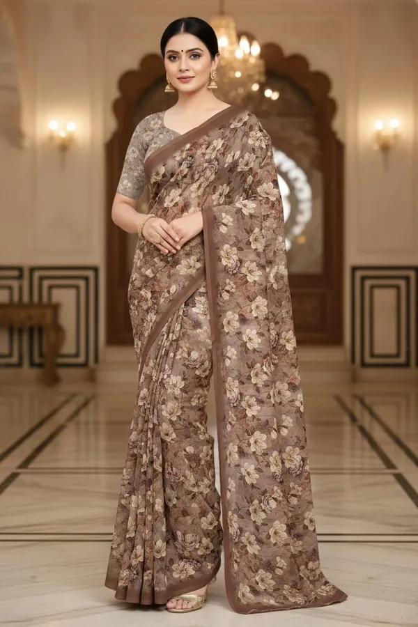Coffee_Premium_Satin_Silk_Saree_For_Women