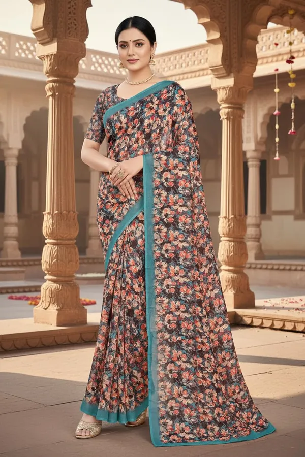 Aquamarine_Premium_Satin_Silk_Saree_For_Women