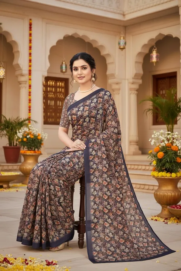 Indigo_Premium_Satin_Silk_Saree_For_Women