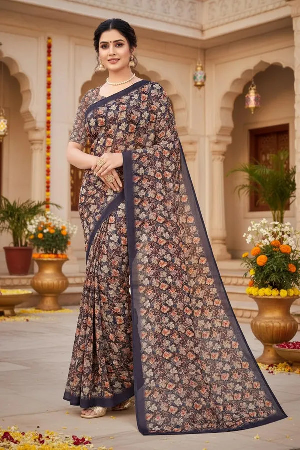 Indigo_Premium_Satin_Silk_Saree_For_Women